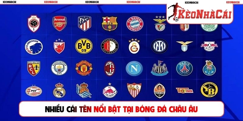 Nhiều cái tên nổi bật tại bóng đá châu Âu